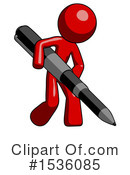 Red Design Mascot Clipart #1536085 by Leo Blanchette