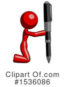 Red Design Mascot Clipart #1536086 by Leo Blanchette