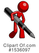 Red Design Mascot Clipart #1536097 by Leo Blanchette