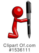 Red Design Mascot Clipart #1536111 by Leo Blanchette