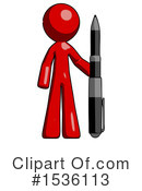Red Design Mascot Clipart #1536113 by Leo Blanchette