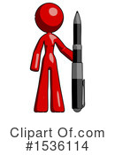 Red Design Mascot Clipart #1536114 by Leo Blanchette