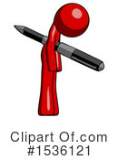Red Design Mascot Clipart #1536121 by Leo Blanchette