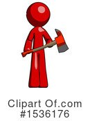Red Design Mascot Clipart #1536176 by Leo Blanchette