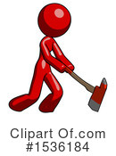 Red Design Mascot Clipart #1536184 by Leo Blanchette
