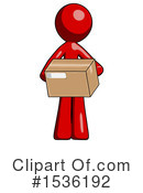 Red Design Mascot Clipart #1536192 by Leo Blanchette