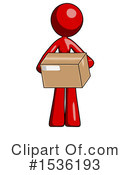 Red Design Mascot Clipart #1536193 by Leo Blanchette