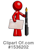 Red Design Mascot Clipart #1536202 by Leo Blanchette