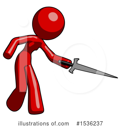 Royalty-Free (RF) Red Design Mascot Clipart Illustration by Leo Blanchette - Stock Sample #1536237