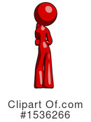 Red Design Mascot Clipart #1536266 by Leo Blanchette