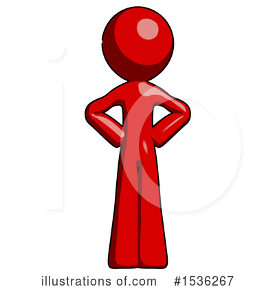 Royalty-Free (RF) Red Design Mascot Clipart Illustration by Leo Blanchette - Stock Sample #1536267