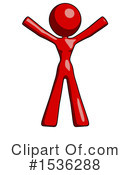 Red Design Mascot Clipart #1536288 by Leo Blanchette
