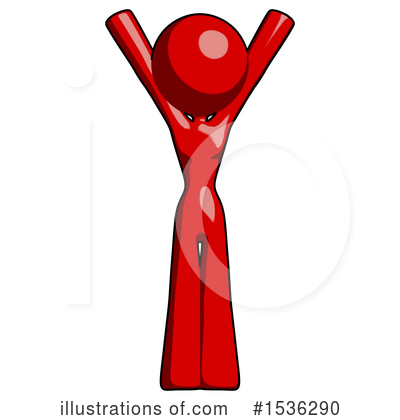 Royalty-Free (RF) Red Design Mascot Clipart Illustration by Leo Blanchette - Stock Sample #1536290