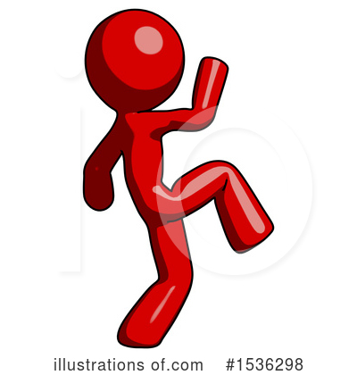 Royalty-Free (RF) Red Design Mascot Clipart Illustration by Leo Blanchette - Stock Sample #1536298