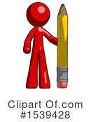 Red Design Mascot Clipart #1539428 by Leo Blanchette