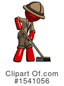 Red Design Mascot Clipart #1541056 by Leo Blanchette