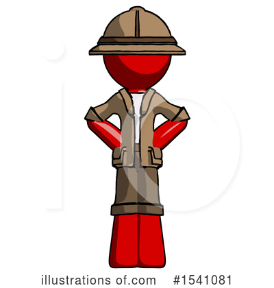 Royalty-Free (RF) Red Design Mascot Clipart Illustration by Leo Blanchette - Stock Sample #1541081
