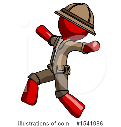 Royalty-Free (RF) Red Design Mascot Clipart Illustration by Leo Blanchette - Stock Sample #1541086