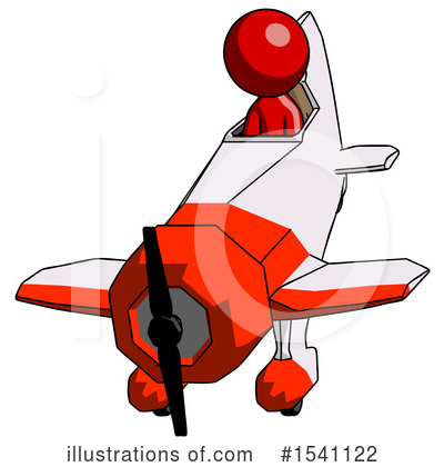 Royalty-Free (RF) Red Design Mascot Clipart Illustration by Leo Blanchette - Stock Sample #1541122
