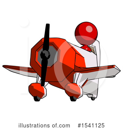Royalty-Free (RF) Red Design Mascot Clipart Illustration by Leo Blanchette - Stock Sample #1541125