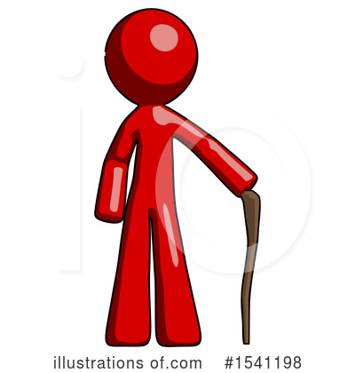 Royalty-Free (RF) Red Design Mascot Clipart Illustration by Leo Blanchette - Stock Sample #1541198