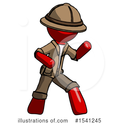 Royalty-Free (RF) Red Design Mascot Clipart Illustration by Leo Blanchette - Stock Sample #1541245