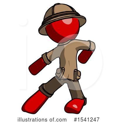 Royalty-Free (RF) Red Design Mascot Clipart Illustration by Leo Blanchette - Stock Sample #1541247