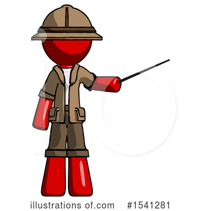 Royalty-Free (RF) Red Design Mascot Clipart Illustration by Leo Blanchette - Stock Sample #1541281