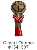 Red Design Mascot Clipart #1541307 by Leo Blanchette