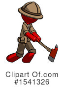 Red Design Mascot Clipart #1541326 by Leo Blanchette