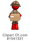 Red Design Mascot Clipart #1541331 by Leo Blanchette