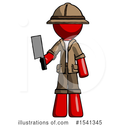 Royalty-Free (RF) Red Design Mascot Clipart Illustration by Leo Blanchette - Stock Sample #1541345