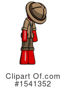 Red Design Mascot Clipart #1541352 by Leo Blanchette