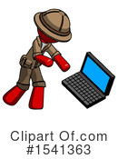 Red Design Mascot Clipart #1541363 by Leo Blanchette