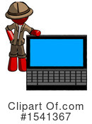 Red Design Mascot Clipart #1541367 by Leo Blanchette