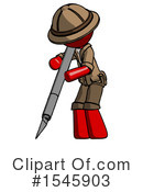 Red Design Mascot Clipart #1545903 by Leo Blanchette