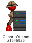 Red Design Mascot Clipart #1545925 by Leo Blanchette