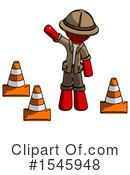Red Design Mascot Clipart #1545948 by Leo Blanchette
