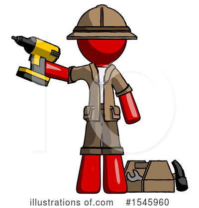 Royalty-Free (RF) Red Design Mascot Clipart Illustration by Leo Blanchette - Stock Sample #1545960