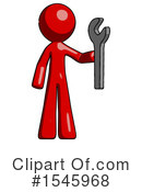 Red Design Mascot Clipart #1545968 by Leo Blanchette