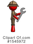 Red Design Mascot Clipart #1545972 by Leo Blanchette