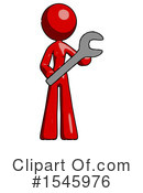 Red Design Mascot Clipart #1545976 by Leo Blanchette