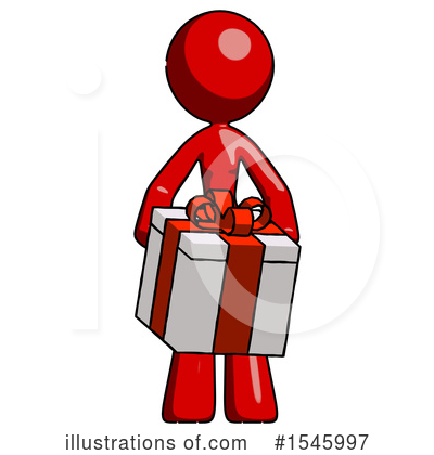 Royalty-Free (RF) Red Design Mascot Clipart Illustration by Leo Blanchette - Stock Sample #1545997