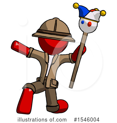 Royalty-Free (RF) Red Design Mascot Clipart Illustration by Leo Blanchette - Stock Sample #1546004