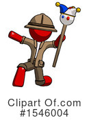 Red Design Mascot Clipart #1546004 by Leo Blanchette
