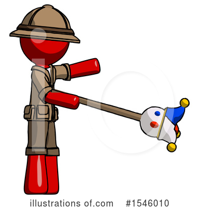 Royalty-Free (RF) Red Design Mascot Clipart Illustration by Leo Blanchette - Stock Sample #1546010