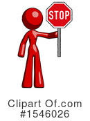 Red Design Mascot Clipart #1546026 by Leo Blanchette