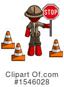 Red Design Mascot Clipart #1546028 by Leo Blanchette