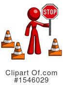 Red Design Mascot Clipart #1546029 by Leo Blanchette