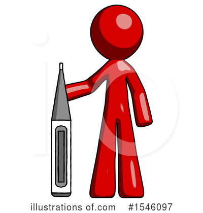 Royalty-Free (RF) Red Design Mascot Clipart Illustration by Leo Blanchette - Stock Sample #1546097